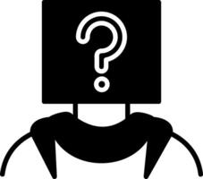 Encrypted Identity Man Symbol vector