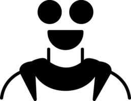 Cloaked Man with Hidden Features vector
