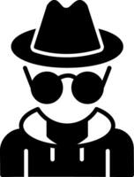 Hacker with Anonymity Mask vector