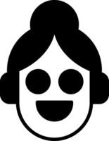 Digital Masked Female Presence vector