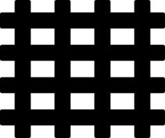 Chain-Link Steel Fence Section vector