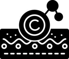 Collagen Boosting Molecule Icon vector