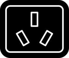 Type H Israeli Socket Plug vector