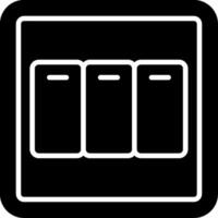 Functional Electrical Control Buttons vector