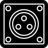 Type E French Power Socket vector