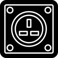 Type G UK Socket Connector vector
