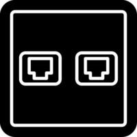 Digital Data Communication Socket vector