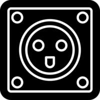 Type K Danish Socket Plug vector