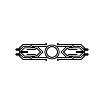 resumen circuito elemento en gris antecedentes vector