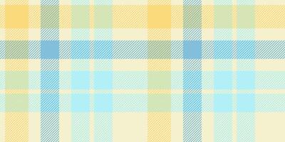 A seamless tartan plaid pattern in refreshing shades of blue and yellow. Perfect for textile design, fashion, home decor, and creative projects with a cheerful and modern vibe vector