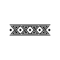 Geometric Border Black White, Simple Symmetry vector