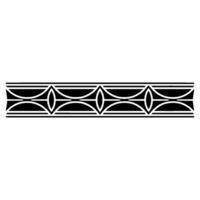 Geometric Black and White Band Element on a Gradient Background vector