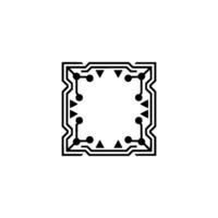 Geometric Tech , Minimalist Black White vector