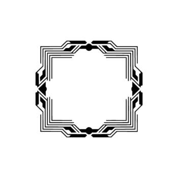 tecnología circuito marco geométrico minimalista en ligero gris vector