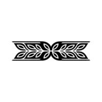 Elegant Minimalist Botanical Border vector