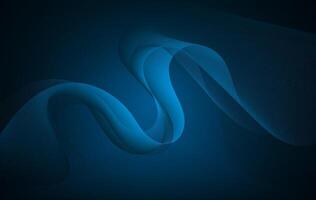 Creative Abstract Blue Lines and Flowing Shapes for Presentations vector