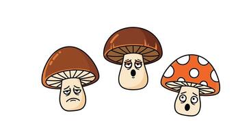 Exploring the Fungal World A Deep Dive into Mushroom Varieties and Characteristics vector