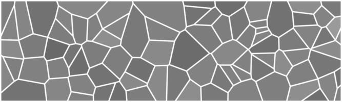 A simple abstract mosaic pattern with irregular gray shapes divided by white lines, creating a modern and geometric look. vector
