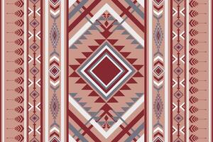Vintage abstract geometric ethnic pattern design for cloth, wrapping, textile vector