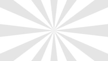 white background with simple grey sunburst design vector