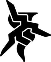 Multiple Thunderclap Warning Symbol vector