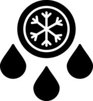 Cold Rain Showers with Chill Factor vector