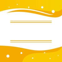 Abstract Yellow Background Design Template vector