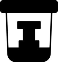 Biological Laboratory Sample Container vector