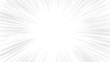 abstract white background with grey exploding comic lines decoration vector