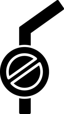 Straw-Free Lifestyle Movement Emblem
