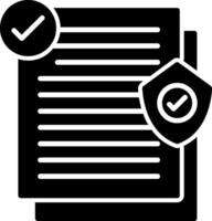 Official Insurance Document Stack Icon vector