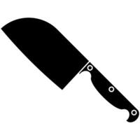 Meat cleaver icon on white background. illustration for web design. vector