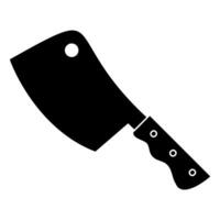 Meat cleaver icon. Simple illustration of meat cleaver icon for web and apps design. vector