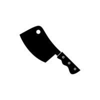 Meat cleaver icon. Flat related icon for web and mobile applications vector