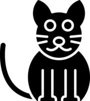 House Cat with Calm Expression vector
