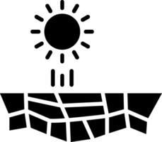 Drought Response and Relief Icon vector