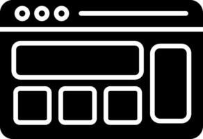Modern Website Development Icon vector