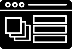 Multi-Page Website Layout Icon vector