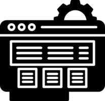 Scheduled Website Maintenance Tasks vector