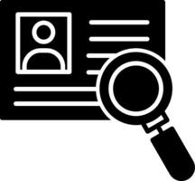 Background Check Procedure vector