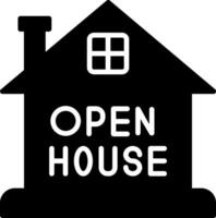 Scheduled Property Open House vector
