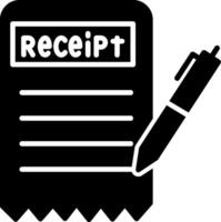 Official Rent Payment Receipt vector