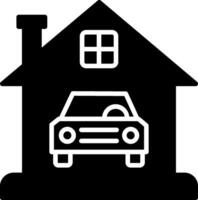 Car Garage Storage Area vector