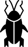 Circular-Swimming Whirligig Beetle vector