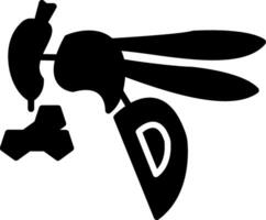 Fuzzy Bumblebee Worker vector