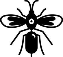 Ground-Nesting Mining Bee vector