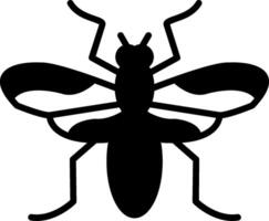 Metallic Blowfly icon vector