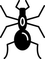 Pavement Nesting Ant vector