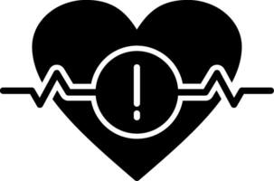Heart Rate Fluctuation Alert vector
