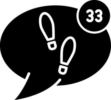 Daily Step Count Notification vector